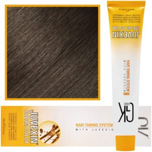 GK Hair Juvexin - farba do koloryzacji włosów z keratyną, 100ml 6,11 | Intensywny Ciemny Popielaty Blond