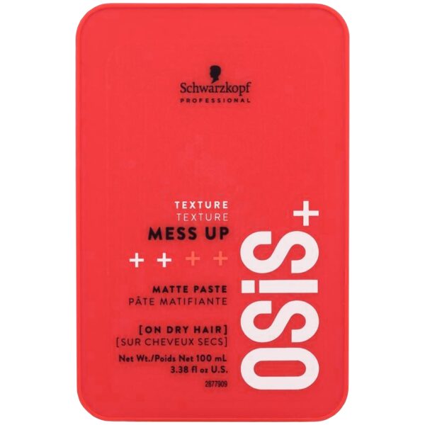 Schwarzkopf OSIS+ MESS UP, mocna, matowa pasta o suchej strukturze 100ml