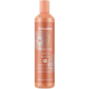 Echosline Keratin Veg Shampoo - wegański szampon do włosów z keratyną, 300ml