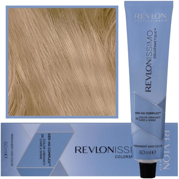 Revlon Revlonissimo Colorsmetique - kremowa farba do włosów, 60ml 1213 | Intensywny Blond Popielaty Złoty
