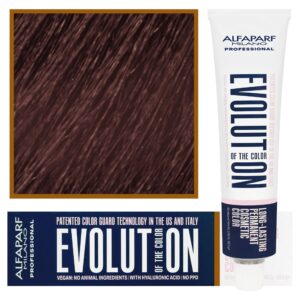 Alfaparf Evolution - wegańska farba do koloryzacji włosów, 60ml 6,562 | Ciemny Blond Mahoniowy Czerwony Fioletowy