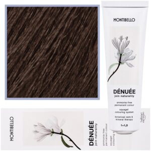 Montibello Denuee – naturalna wegańska farba do włosów bez amoniaku, 60 ml 5,23 | Złoty-Perłowy Jasny Brąz