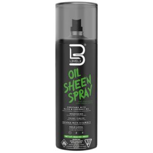 LEVEL3 Oil Sheen - lekki spray nabłyszczający do stylizacji włosów, 383g