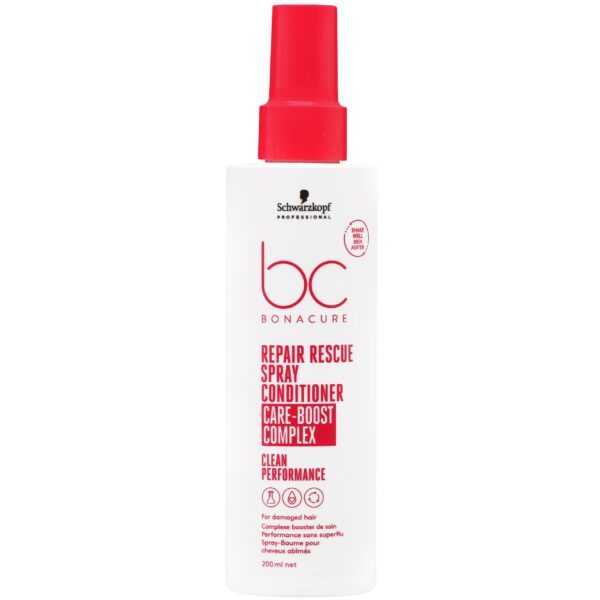 Schwarzkopf BC Repair Spray - regenerująca odżywka do włosów zniszczonych w sprayu, 200ml