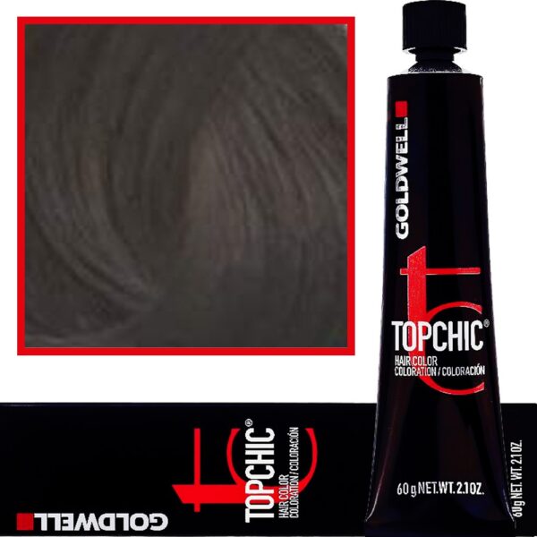 Goldwell Topchic - profesjonalna farba do włosów, 60ml 5-N Jasny Naturalny Brąz