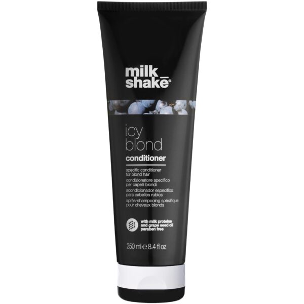 Milk Shake Icy Blond Conditioner - ochładzająca kolor odżywka do włosów blond, 250ml