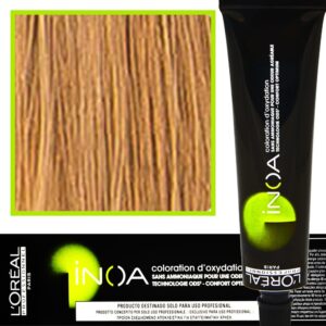 Loreal Inoa farba do włosów głęboki i trwały kolor dodatkowa ochrona włosa 60 ml 8.31 Jasny Blond Złocisto - Popielaty