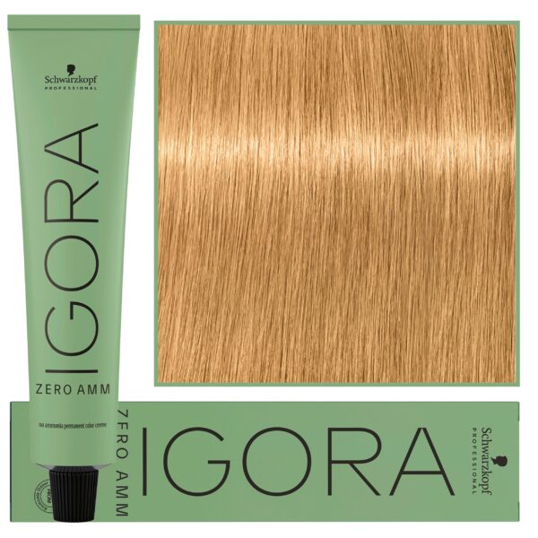 Schwarzkopf Professional Igora Zero Amm - profesjonalna farba do włosów bez amoniaku, 60ml 9-50  |  Ekstra Jasny Blond Złoty Naturalny
