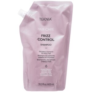 Lakme Teknia Frizz Control Shampoo Refill - wygładzający szampon do włosów puszących się, 600ml