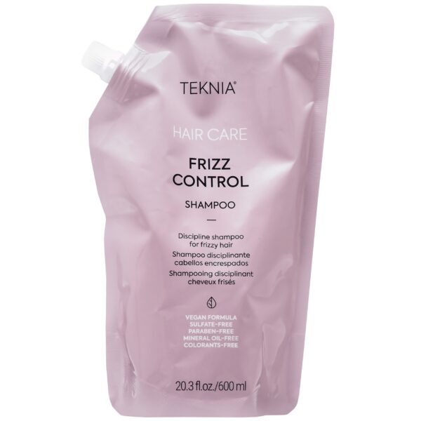 Lakme Teknia Frizz Control Shampoo Refill - wygładzający szampon do włosów puszących się, 600ml