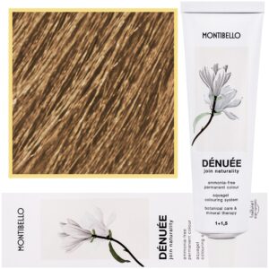 Montibello Denuee – naturalna wegańska farba do włosów bez amoniaku, 60 ml 8,3 | Złoty Jasny Blond