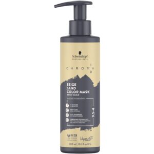 Schwarzkopf Chroma ID Color Mask - maska koloryzująca do włosów, 300ml 9.5-4 Beige Sand | Piaskowy Beżowy