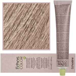 Echosline Echos Color Colouring Cream - wegańska farba do włosów, 100ml 10,7 | Piaskowy Platyowy Blond