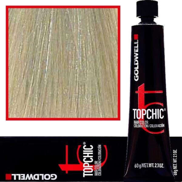 Goldwell Topchic - profesjonalna farba do włosów, 60ml 10-P Ekstra Jasny Perłowy Blond