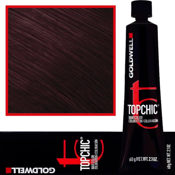Goldwell Topchic - profesjonalna farba do włosów, 60ml 5-VV MAX Bardzo Fioletowy