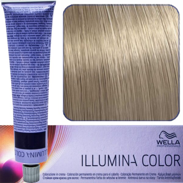 Wella Illumina Color - profesjonalna farba do włosów, 60ml 9/19 - Bardzo Jasny Blond Popielato Grafitowy