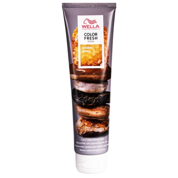 Wella Color Fresh Golden Glos Mask 150ml maska koloryzująca do jasnych odcieni blond