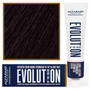 Alfaparf Evolution - wegańska farba do koloryzacji włosów, 60ml 5,53 | Ciemny Fioletowy Złoty Blond