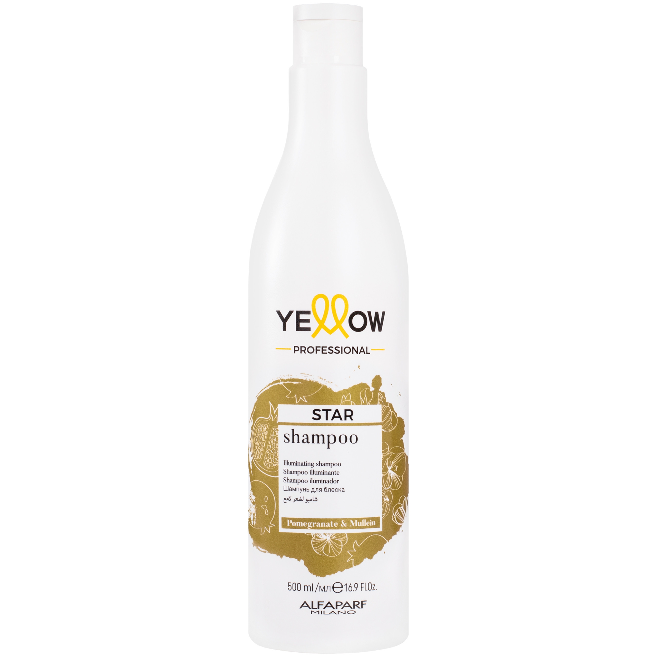 Alfaparf YELLOW Star – szampon rozświetlający do włosów, 500ml