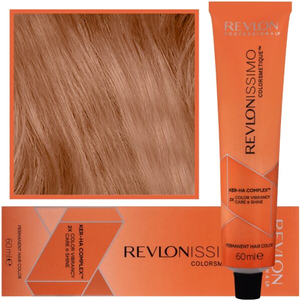 Revlon Revlonissimo Colorsmetique - kremowa farba do włosów, 60ml 8,4 | Jasny Miedziany Blond