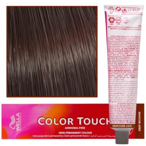 WELLA COLOR TOUCH profesjonalna farba do włosów 60 ml 5/73 Jasny Brąz Brązowy Złoty