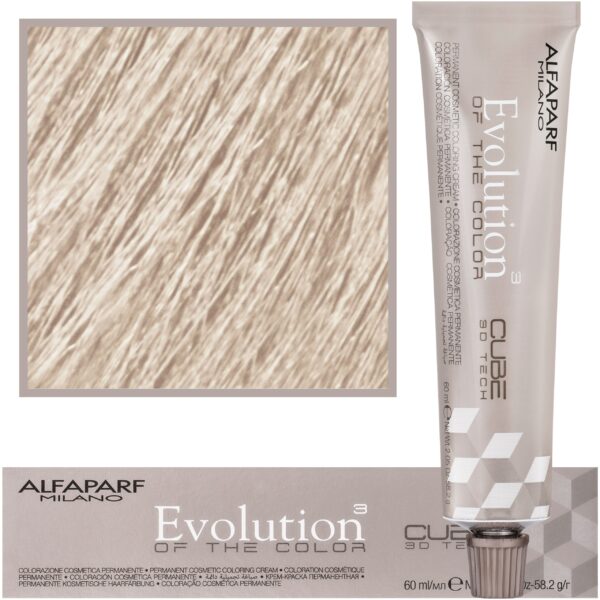 Alfaparf Evolution - farba do włosów 60ml cała paleta 11.10 | Popielata Platyna