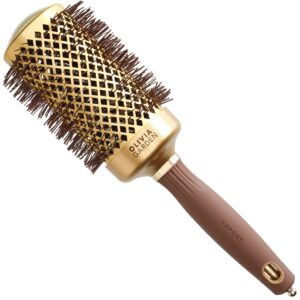 Olivia Garden Expert Blowout Shine Gold & Brown - szczotka do stylizacji włosów 55 mm