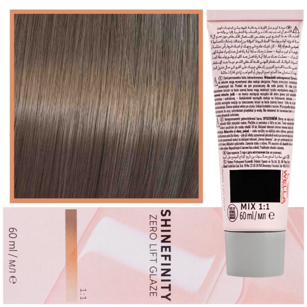 Wella Shinefinity Zero Lift Glaze - profesjonalna farba do włosów, 60ml 05/3 |  Miodowy Czekoladowy