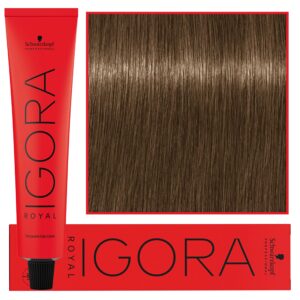 Schwarzkopf Professional Igora Royal - trwała farba do włosów o innowacyjnej formule, 60ml 7-42 | Średni Blond Beżowo Popielaty