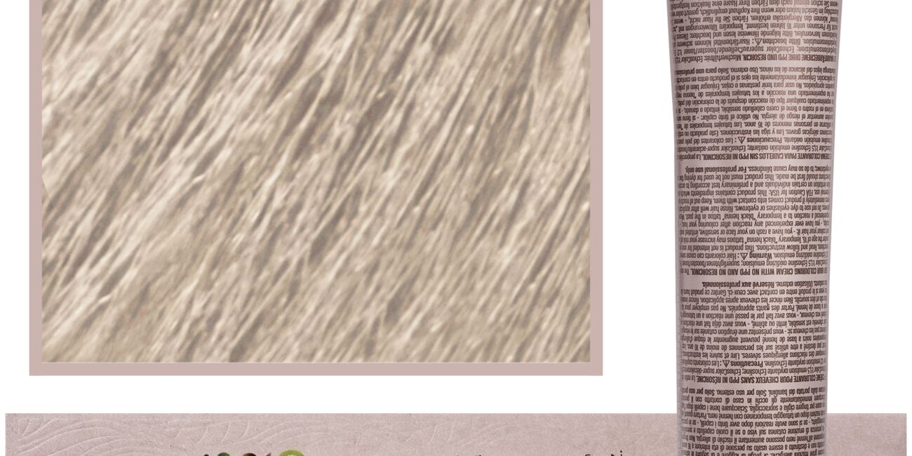 Echosline Echos Color Colouring Cream - wegańska farba do włosów, 100ml 10,13 | Platynowy Blond Naturalny Beżowy