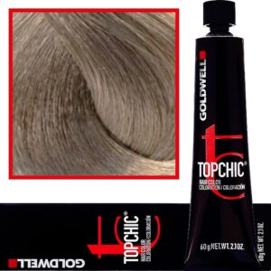 Goldwell Topchic - profesjonalna farba do włosów, 60ml 8-A Jasny Popielaty Blond