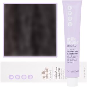 Milk Shake Creative - farba do włosów 100ml, pełna paleta kolorów 4,35 | 4GM || Średni Mahoniowy Złoty Brąz