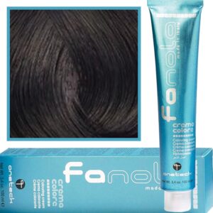 Fanola Crema Color farba - profesjonalny krem koloryzujący, 100 ml 2.2 | Ciemny Brązowy Fioletowy