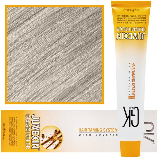 GK Hair Juvexin - farba do koloryzacji włosów z keratyną, 100ml 901 | Ash Superlightener