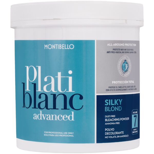Montibello Platiblanc Advanced Silky Blond Level 7 - rozjaśniacz w proszku bez amoniaku, 500g