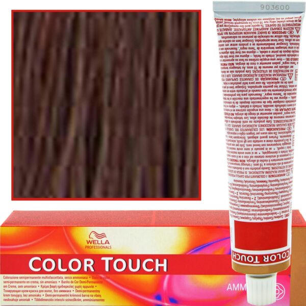 WELLA COLOR TOUCH profesjonalna farba do włosów 60 ml 6/75 Średni Palisander