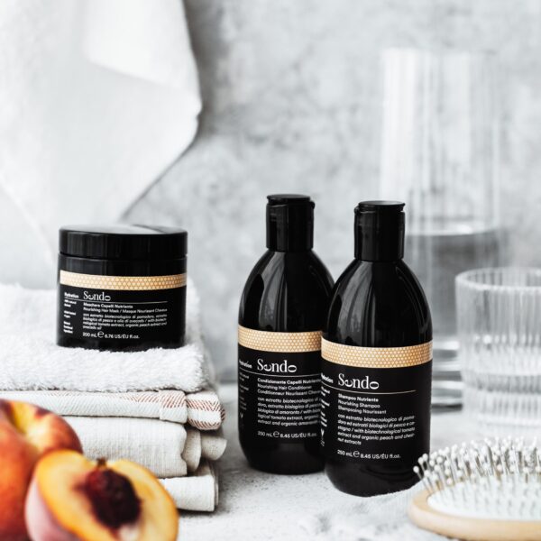 Zestaw do pielęgnacji suchych włosów: szampon, 250 ml + odżywka, 250 ml + maska, 200 ml Sendo