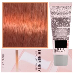 Wella Shinefinity Zero Lift Glaze - profesjonalna farba do włosów, 60ml 05/43 | Jasny Czerwony Złocisty Brąz