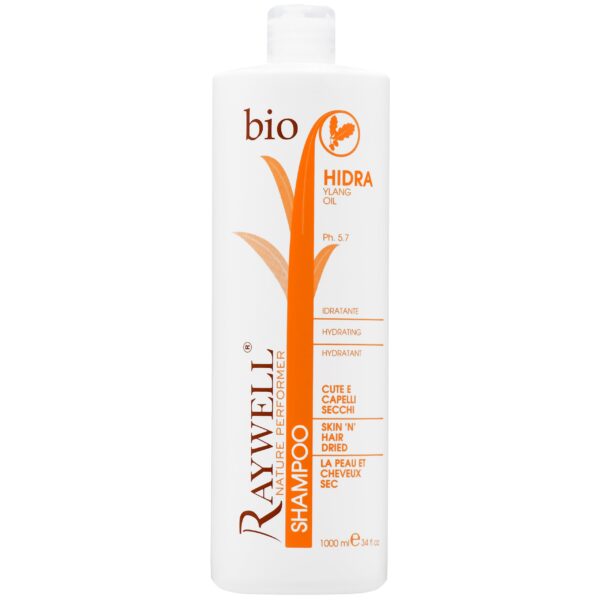 Raywell Bio Hidra Hair Dried - szampon nawilżający do włosów suchych i kręconych, 1000ml