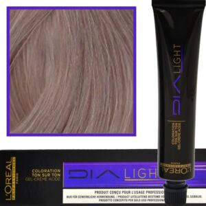 Loreal Dia Light - profesjonalna farba do włosów, 50ml 9.12 Bardzo Jasny Blond Popielato-Opalizujący