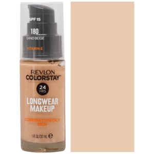 Revlon Colorstay - podkład do cery tłustej i mieszanej z pompką, 30ml COMBI/OILY 180