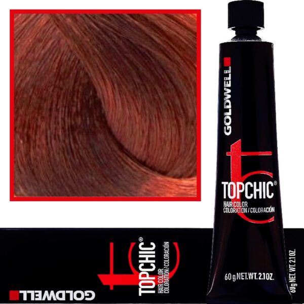 Goldwell Topchic - profesjonalna farba do włosów, 60ml 7-OO-MAX Niesamowita Pomarańcza