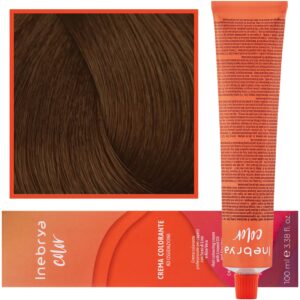 Inebrya Color - farba krem koloryzujący do włosów, 100ml 7/34 | Złoty Miedziany Blond