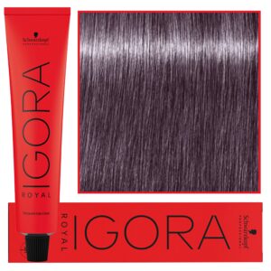 Schwarzkopf Professional Igora Royal - trwała farba do włosów o innowacyjnej formule, 60ml 6-29 | Ciemny Blond Popielato Fioletowy