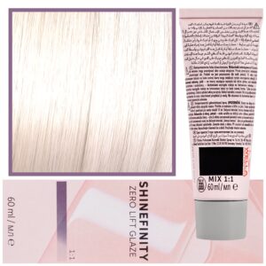 Wella Shinefinity Zero Lift Glaze - profesjonalna farba do włosów, 60ml 09/13 | Bardzo Jasny Popielaty Złocisty Blond
