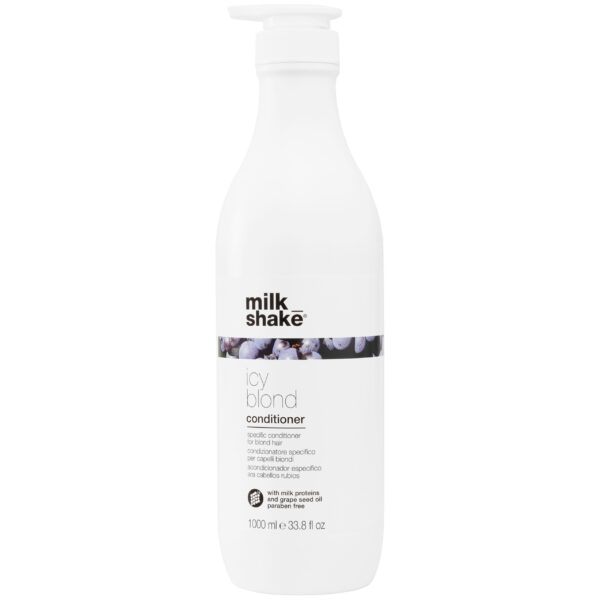 Milk Shake Icy Blond Conditioner - ochładzająca kolor odżywka do włosów blond, 1000ml