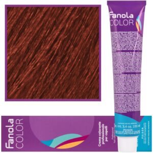 Fanola Crema Color farba - profesjonalny krem koloryzujący, 100 ml 8.4 | Jasny Blond Miedziany