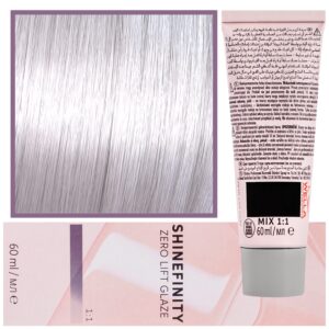 Wella Shinefinity Zero Lift Glaze - profesjonalna farba do włosów, 60ml 08/98 | Jasny Srebrny Perłowy Blond