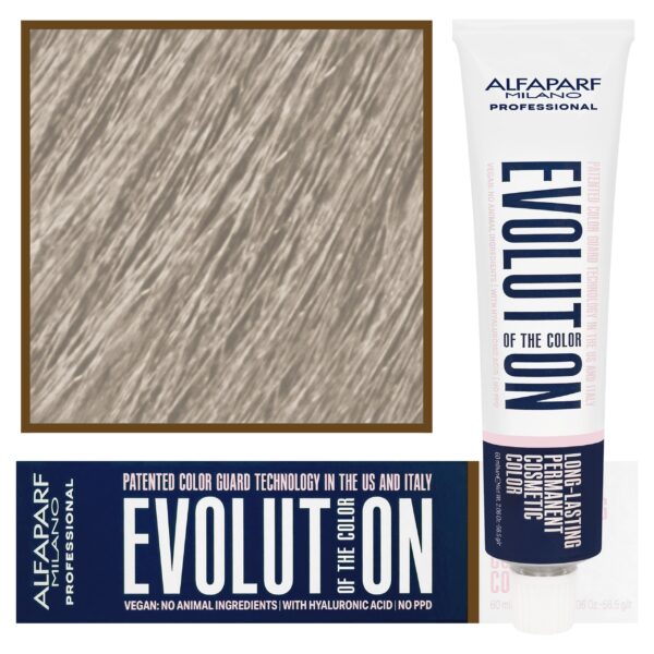 Alfaparf Evolution - wegańska farba do koloryzacji włosów, 60ml 10,1 | Najjaśniejszy Popielaty Blond