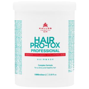 Kallos Hair Pro-Tox Mask - maska z kolagenem i kwasem hialuronowym, 1000ml